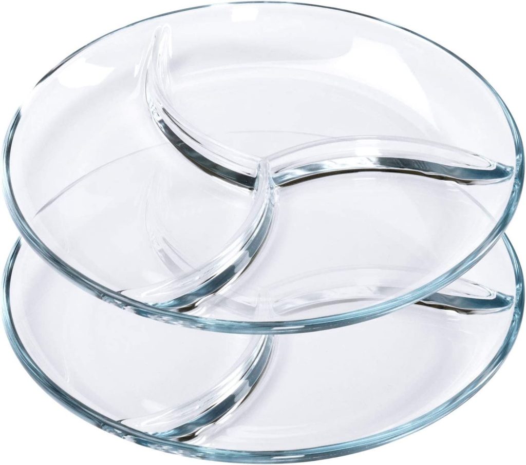 assiette design transparente